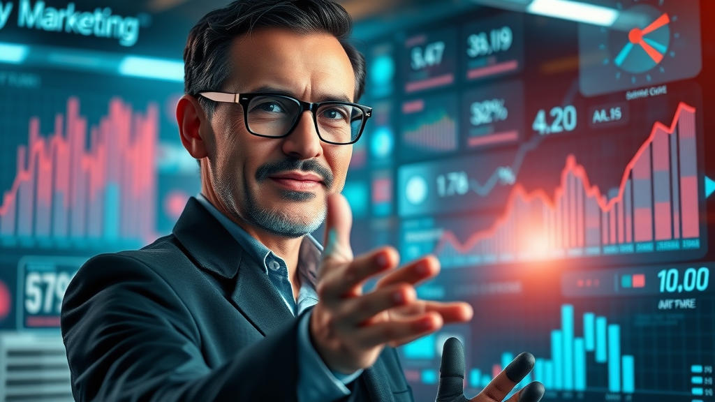 Forward-thinking marketing expert leveraging AI-driven analytics and interactive digital content for SMBs
