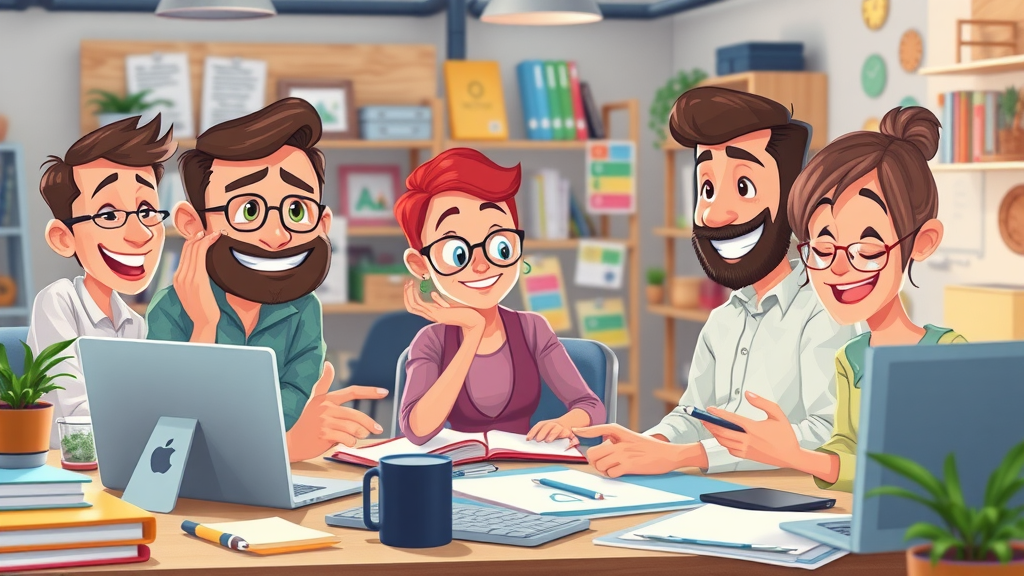 Content marketing team creating valuable digital solutions for customer-centric internet marketing