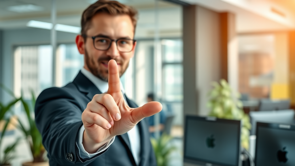 Sleek modern business website landing page with clear brand identity and trust-building visuals