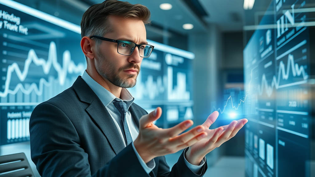 experienced chief marketing officer reviewing data-driven marketing strategies
