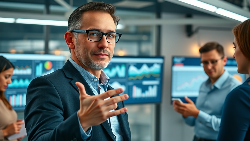 experienced marketing professional leading a marketing office team