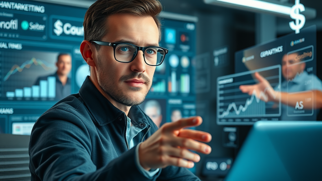 creative digital strategist designing a content marketing plan - digital marketing fractional cmo