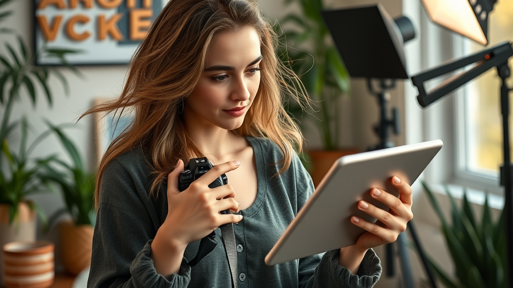 content creator producing engaging digital content to address internet marketing challenges for small businesses
