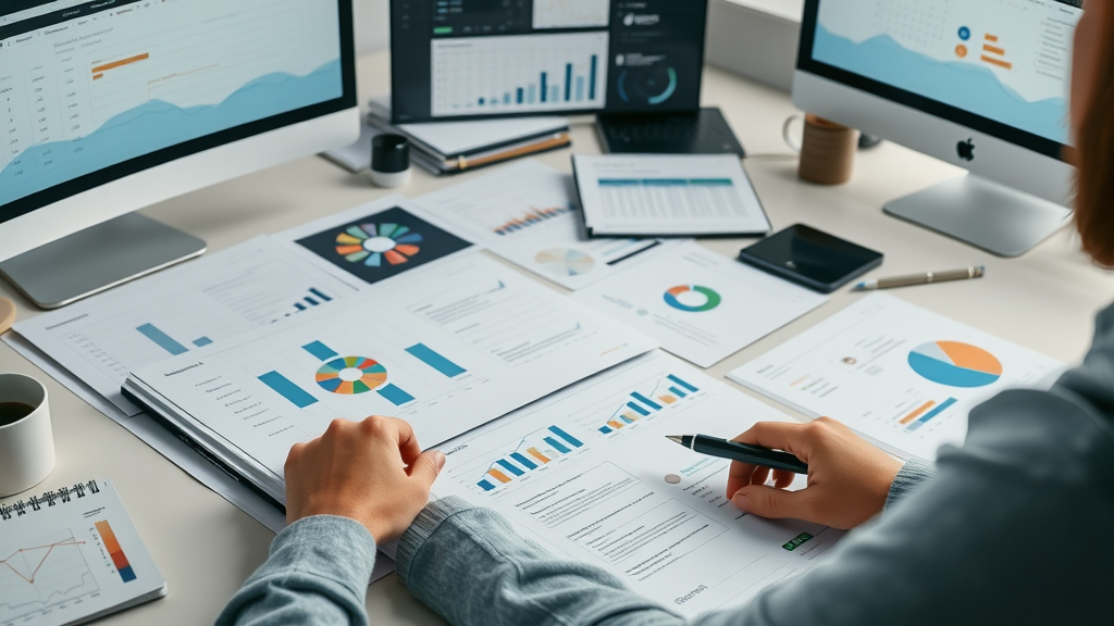 organized marketing strategy documents and dashboards, fractional CMO package