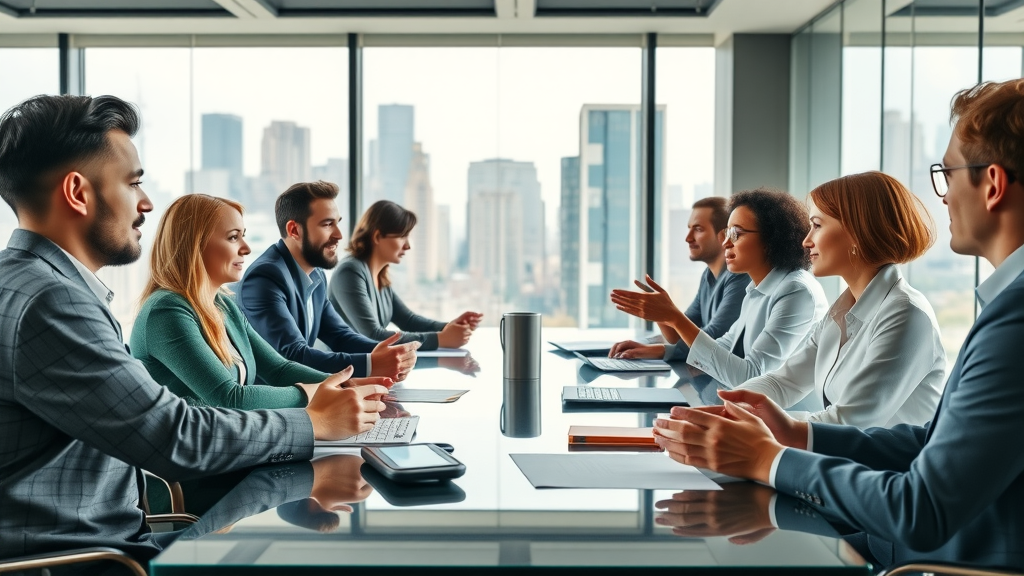 part-time chief marketing officer meeting marketing team