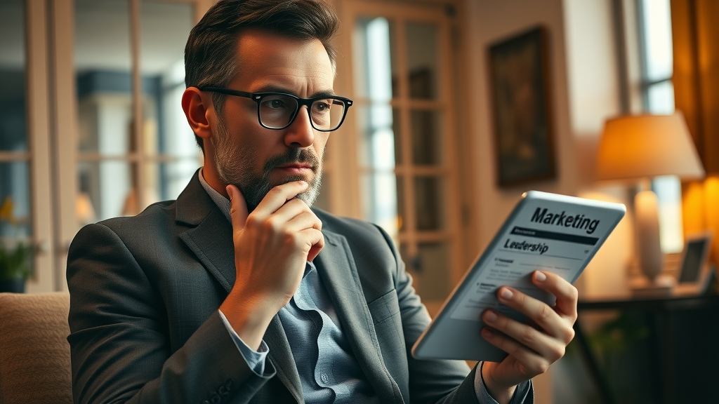 business owner evaluating outsourced marketing leadership options