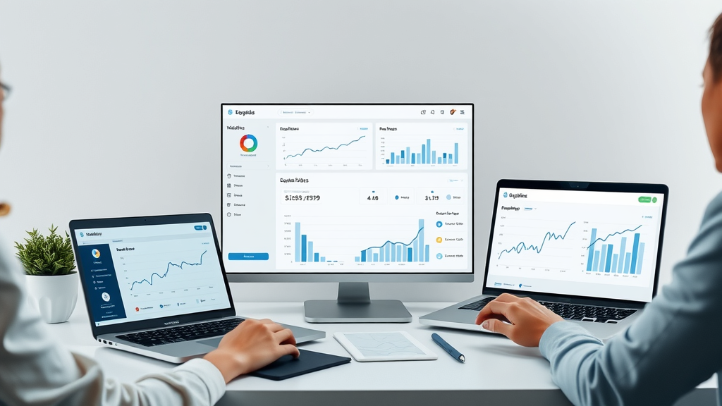 SaaS interface displaying A/B test experiment dashboard for growth marketing strategy