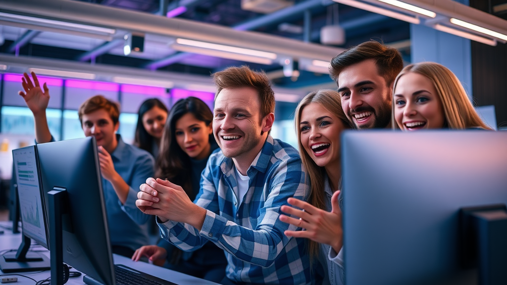 Social media team monitoring analytics, social media strategy driving growth, fractional CMO case studies