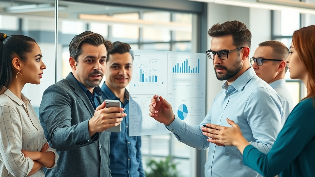 marketing team creating comprehensive marketing strategies under CMO direction